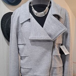 Mac&jac Design Gray Bomber Jacket